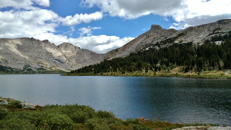 Middle Fork Lake as seen from its west end.
