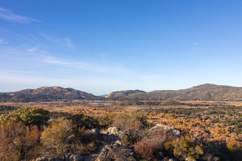 Looking towards Lake Morena.