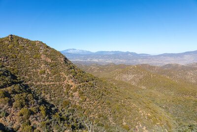 Descending from Combs Peak towards Terwilliger Valley.