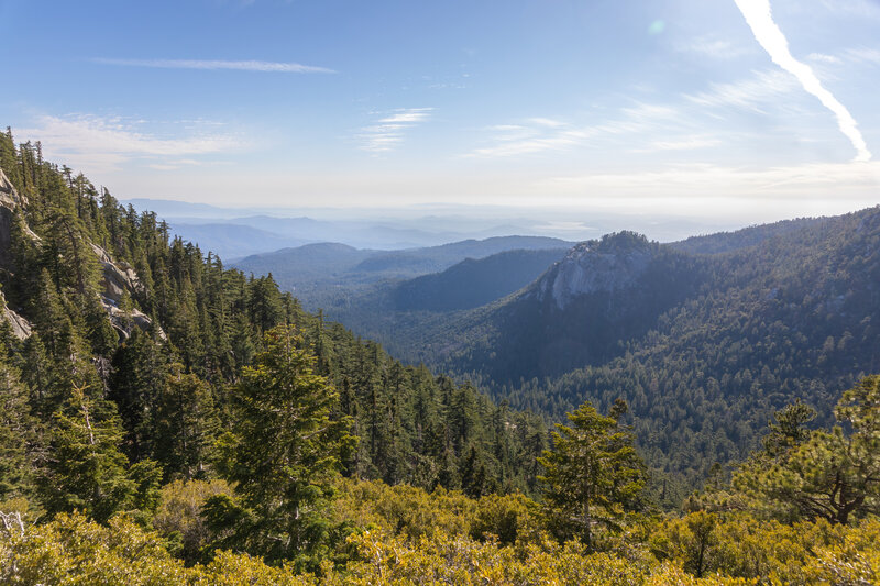 Descending from Saddle Junction via Devils Slide Trail.