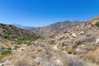 Looking back to Whitewater River and San Jacinto Peak
