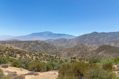 San Jacinto Peak still dominates the scene even this far away.