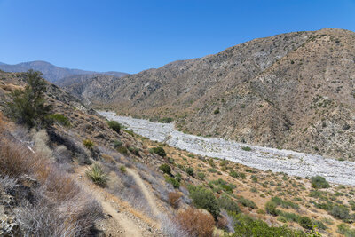 Descending to Mission Creek.