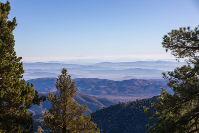 The expansive Mojave Desert.
