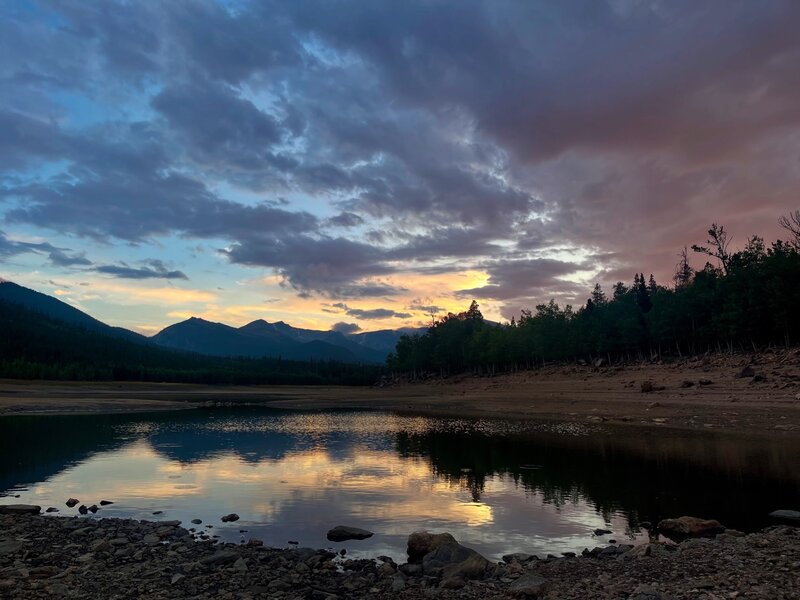 Pingree Park Reservoir - Good Campsites