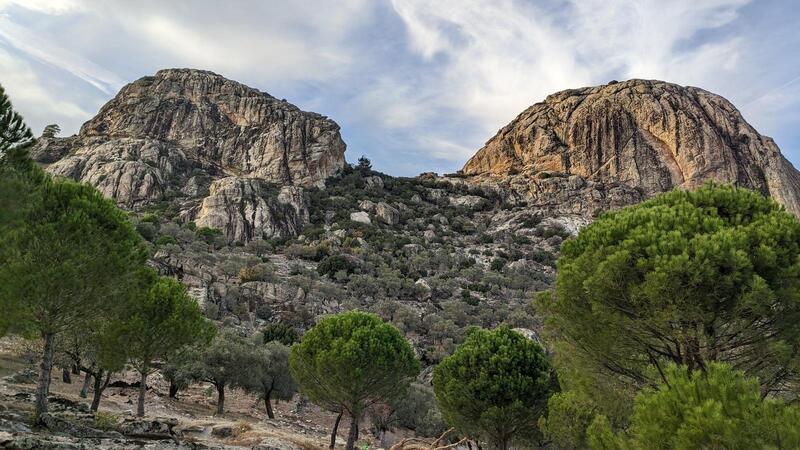 The geographical formation that gave the region its name, İkiztaş (meaning 'Twin Stones')