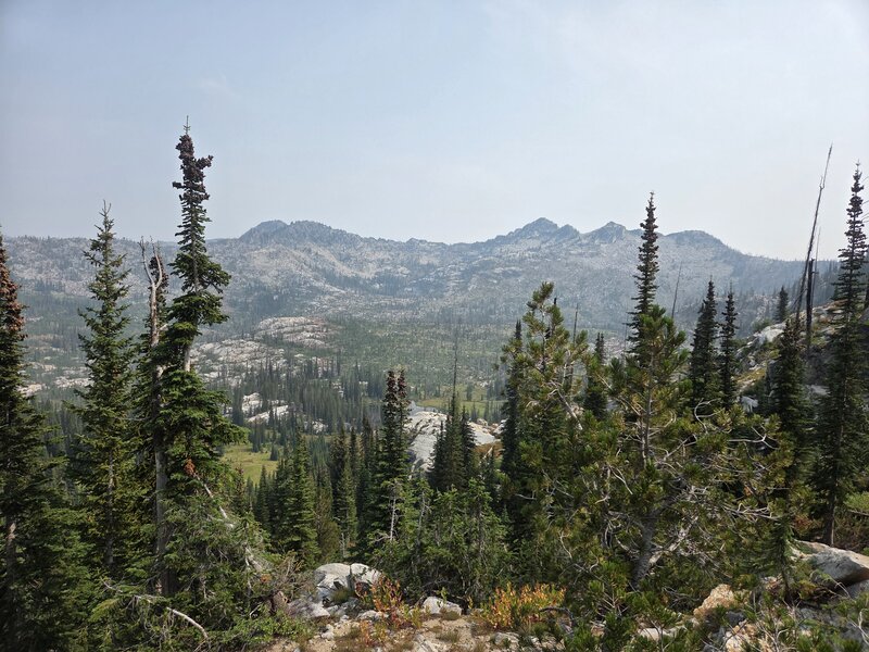 Looking NE from near the summit.