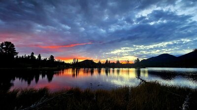 Sunrise at Sprague Lake