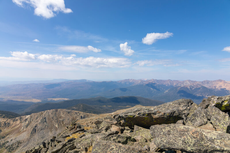 View towards the Colorado River Valley.