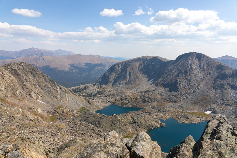 Azure Lake, Inkwell Lake, and Mount Julian