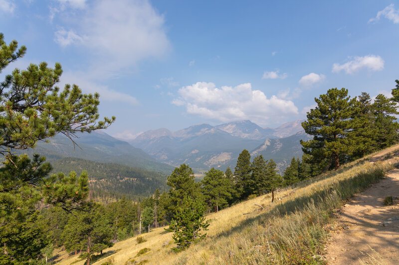 Fairchild Mountain in the distance.