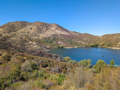 View from above the Chamise Boat-In Picnic Area.