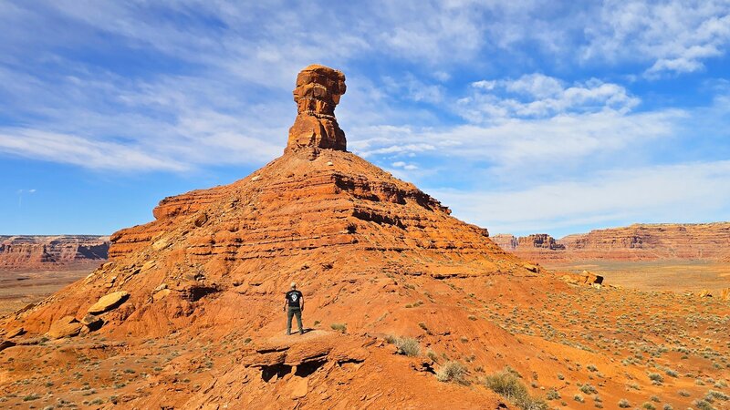 Rooster Butte in Valley of the Gods.