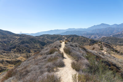 Approaching Cajon Canyon