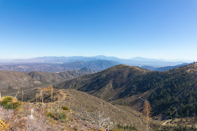 San Jacinto Peak and San Gorgonio Mountain are faintly visible in the distance.