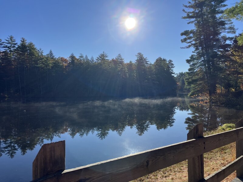 A view of Mousam River in the morning.