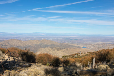 View from Pacifico Mountain's north ridge towards Palmdale.