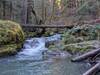 Waterfall midway down the Larison Creek Trail