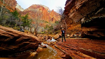 Lower Pine Creek Falls Trail.