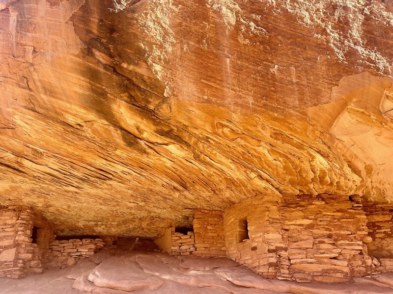 House On Fire in Mule Canyon