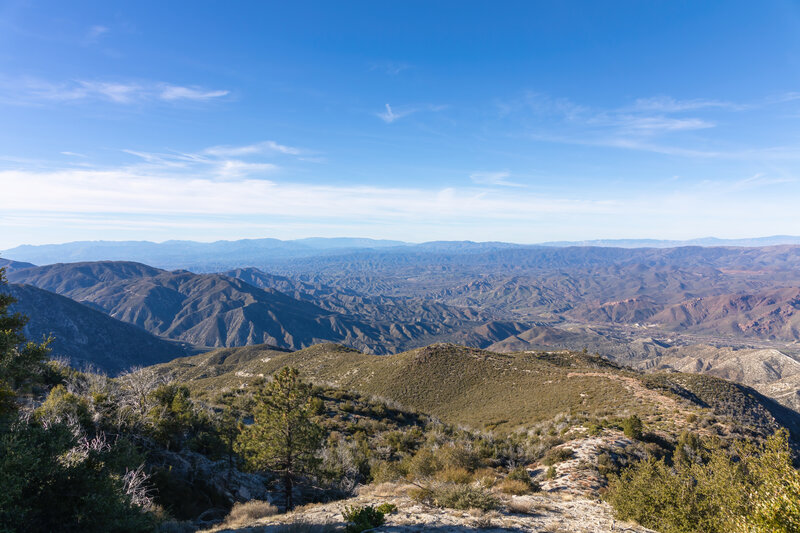 View towards Mill Canyon