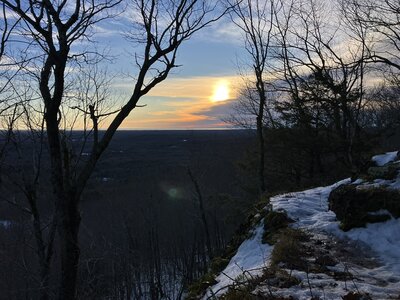 Sunrise from Bauneg Beg Mountain.