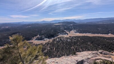 View from the summit looking south.