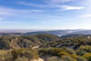 The San Andreas Rift Zone with Lake Hughes and Elizabeth Lake in the distance.