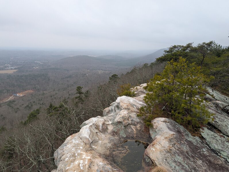 Cranmore Cove Overlook, looking south.