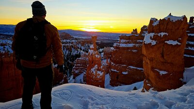 Sunrise on Navajo Loop Trail