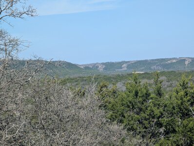 View of the low but worthy Palo Pinto Mountains