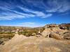 Viewing the smaller hoodoo.