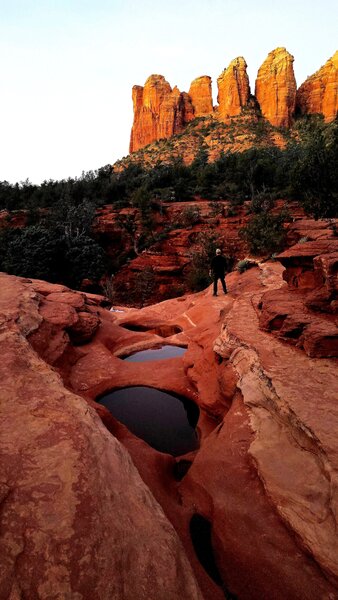 Early morning at Seven Sacred Pools.