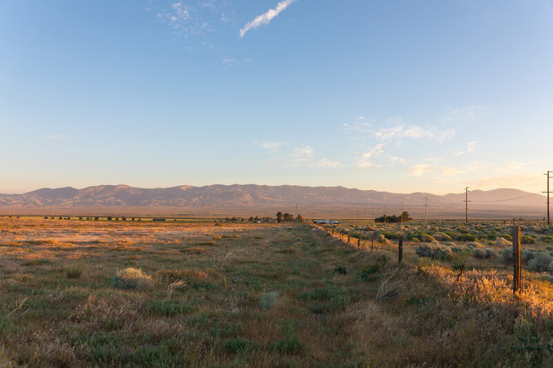 The Tehachapi Mountains from Highway 138.