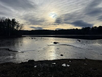 Salmon Falls River on an early morning.