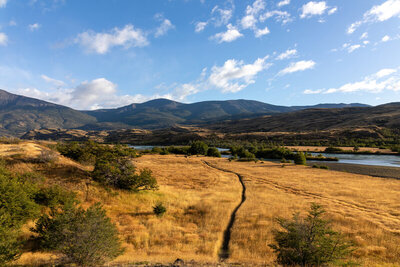 The plains along the Rio Paine.