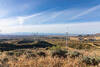 Wind turbines as far as the eye can see.