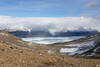 View from John Gardner Pass towards Grey Glacier.
