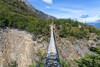 The second suspension bridge.