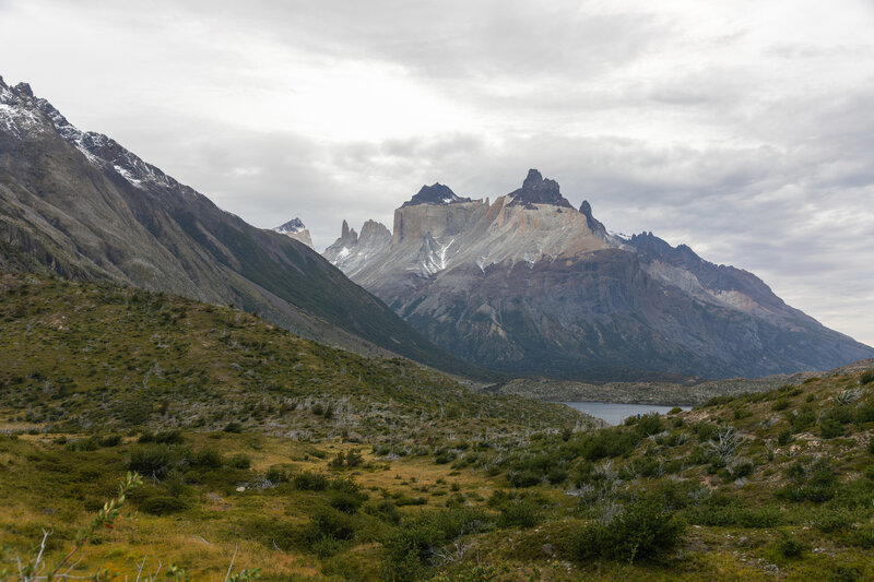 Los Cuernos (Cuerno Principal, Cuerno Norte).