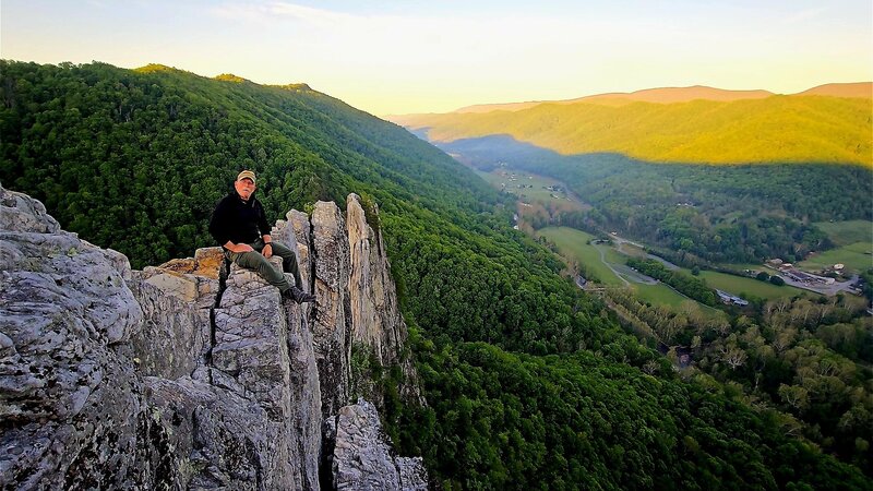 Seneca Rocks Summit.