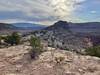 Top of Middle Canyon and the path down from mesa.