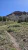 Looking back up Vista at Brian Head Peak.