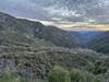 Morning view, looking east from ridge above Willow Camp.