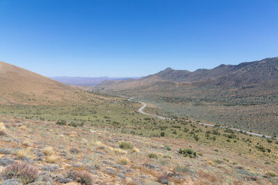Freeman Canyon with Highway 178.