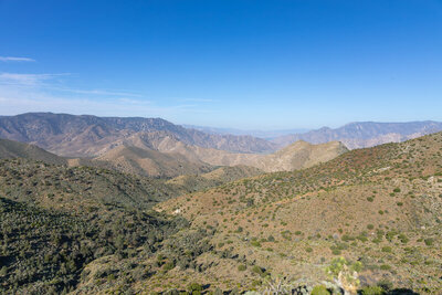Lake Isabella faintly visible in the distance.