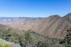 Canebrake Road switchbacks in the distance.