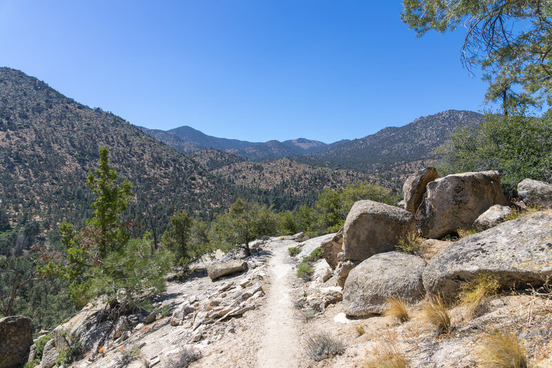 Chimney Peak Wilderness up ahead.