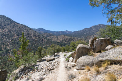 Chimney Peak Wilderness up ahead.