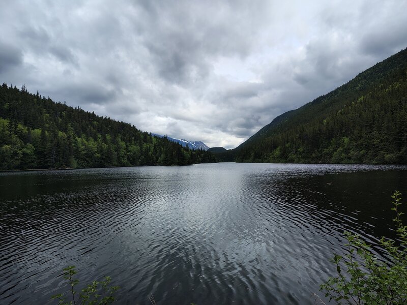 Far end of the lower Dewey Lake.